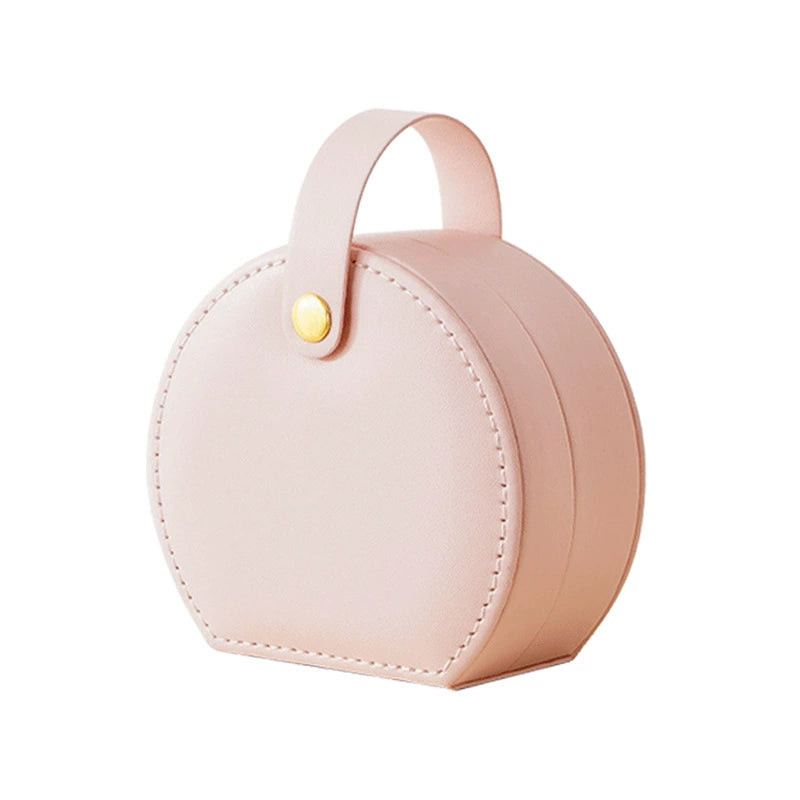 Flower Butterfly Monogram - Personalized Jewelry Box With Handle