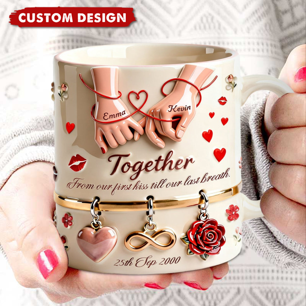 Couple Together Mug - Personalized Gifts For Couple