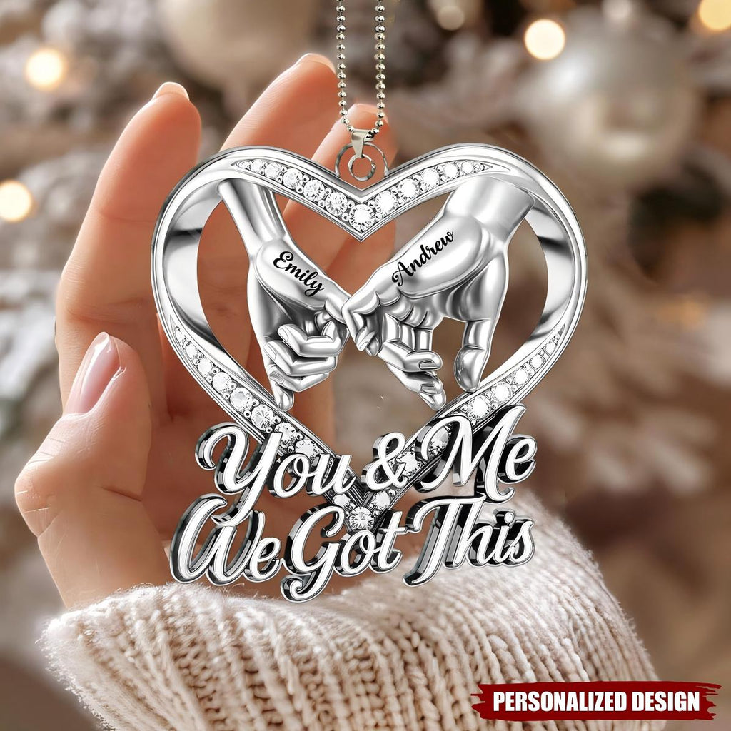 Personalized Anniversary Wedding Gifts For Couple Acrylic Ornament