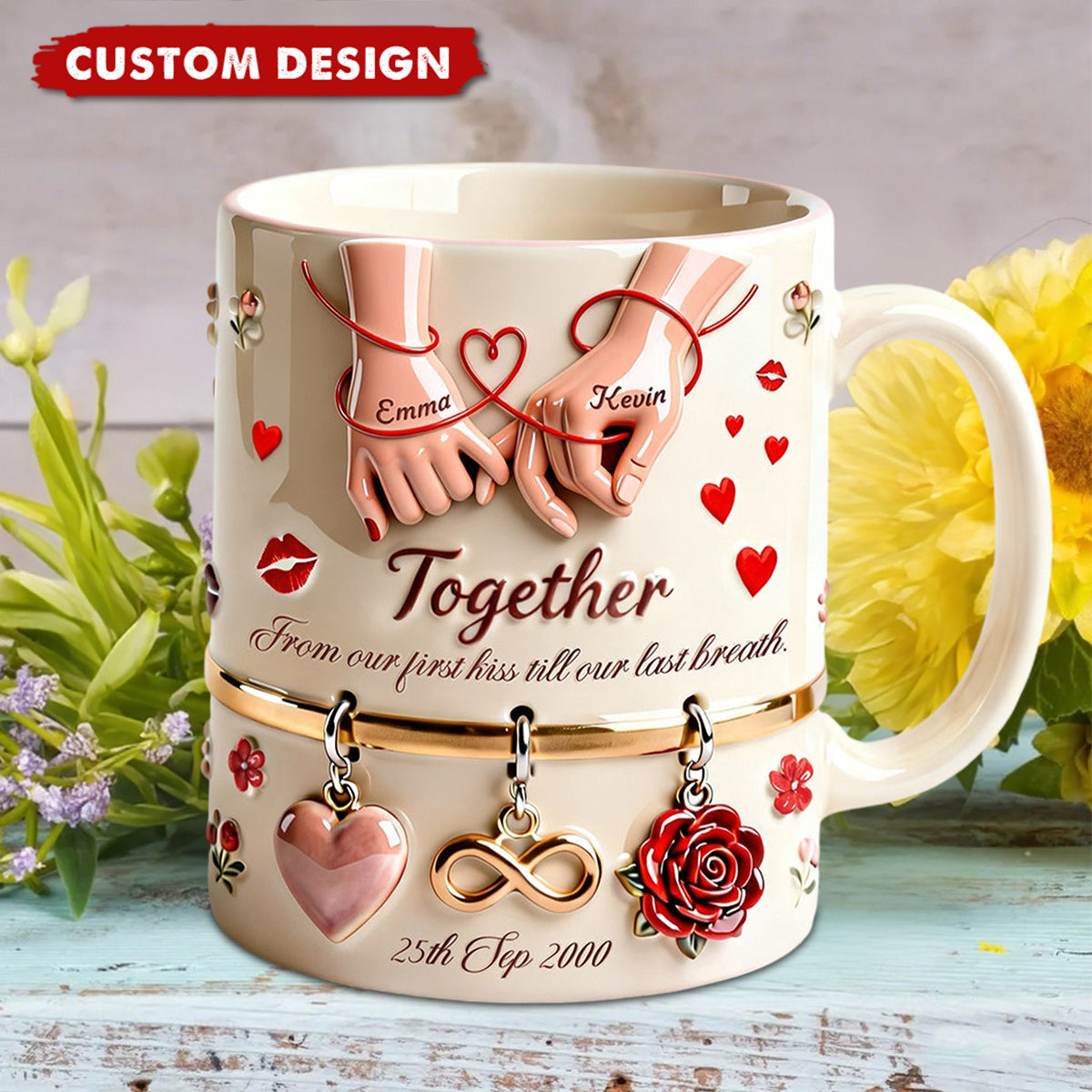 Couple Together Mug - Personalized Gifts For Couple